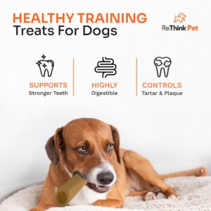 ReThink Pet 2 Pcs Premium Munchy Bone Sticks, Dog Treats Small Dogs, Beef & Chicken Dog Chew Sticks, Highly Digestible & Long Lasting Dog Chews, Natural Dog Chews for Aggressive Chewers