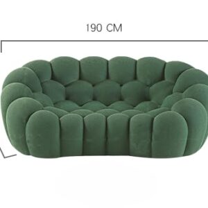 1987vroma Italian Roach Castle Bubble Sofa! Unique appearance, perfect blend of light luxury, personality and creative elements, minimalist design. (Double Seat)