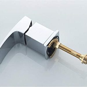 RONPOTY Kitchen Taps Bathtub Faucet Chrome Bathroom Tub Faucet Rainfall Bath Tub Taps Shower Mixer Tap Shower Faucet Set