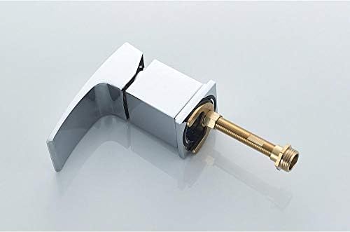 RONPOTY Kitchen Taps Bathtub Faucet Chrome Bathroom Tub Faucet Rainfall Bath Tub Taps Shower Mixer Tap Shower Faucet Set