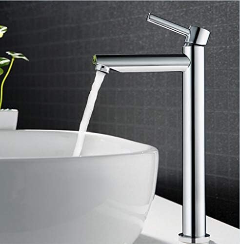 Kitchen Taps Tall Bath Sink Faucet Bathroom Slim Hot and Cold Basin Water Mixer Tap Bathroom Single Sink Faucet