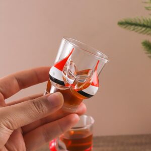 2 Pieces Shot Glasses Bikini Bust 3D Shot Glasses Funny Body Shape Wine Glasses Transparent 53ml Beverage Cups Glassware Bar Decoration Cup Bachelor Party Shot Glasses Cocktail Whiskey Glasses