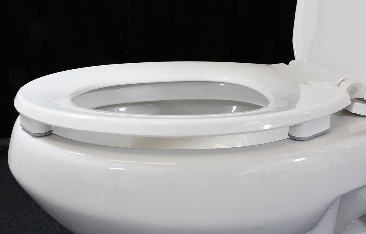 LUXE Bidet NEO 120 White, Toilet Seat Bumpers and Shut-Off Valve T-Adapter Bundle