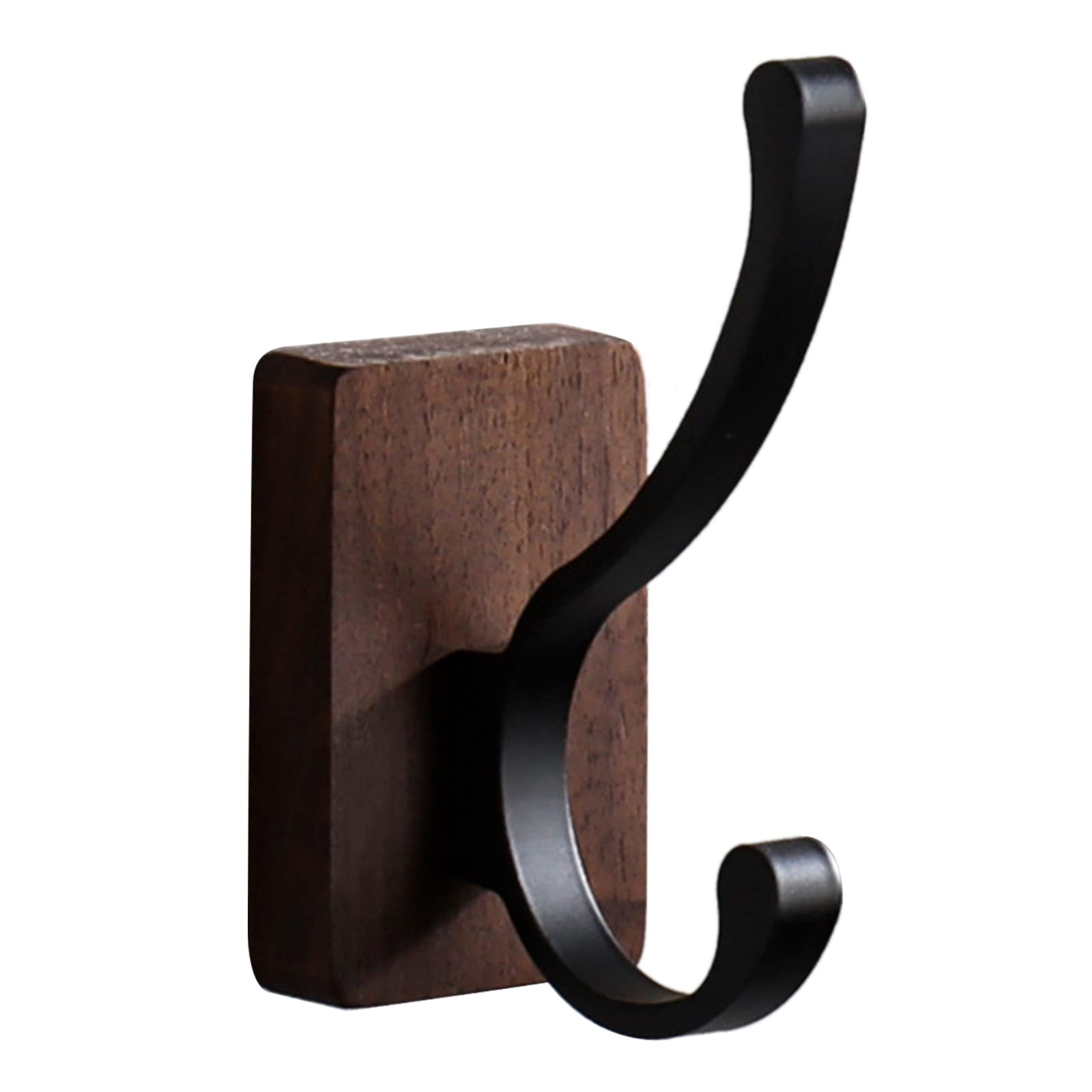 GMBYLBY Natural Wooden-Wall Hooks Wall-Mounted Wood Coat Hooks Heavy Duty Decorative Hat Hanger Hooks for Hanging-Coats Purse