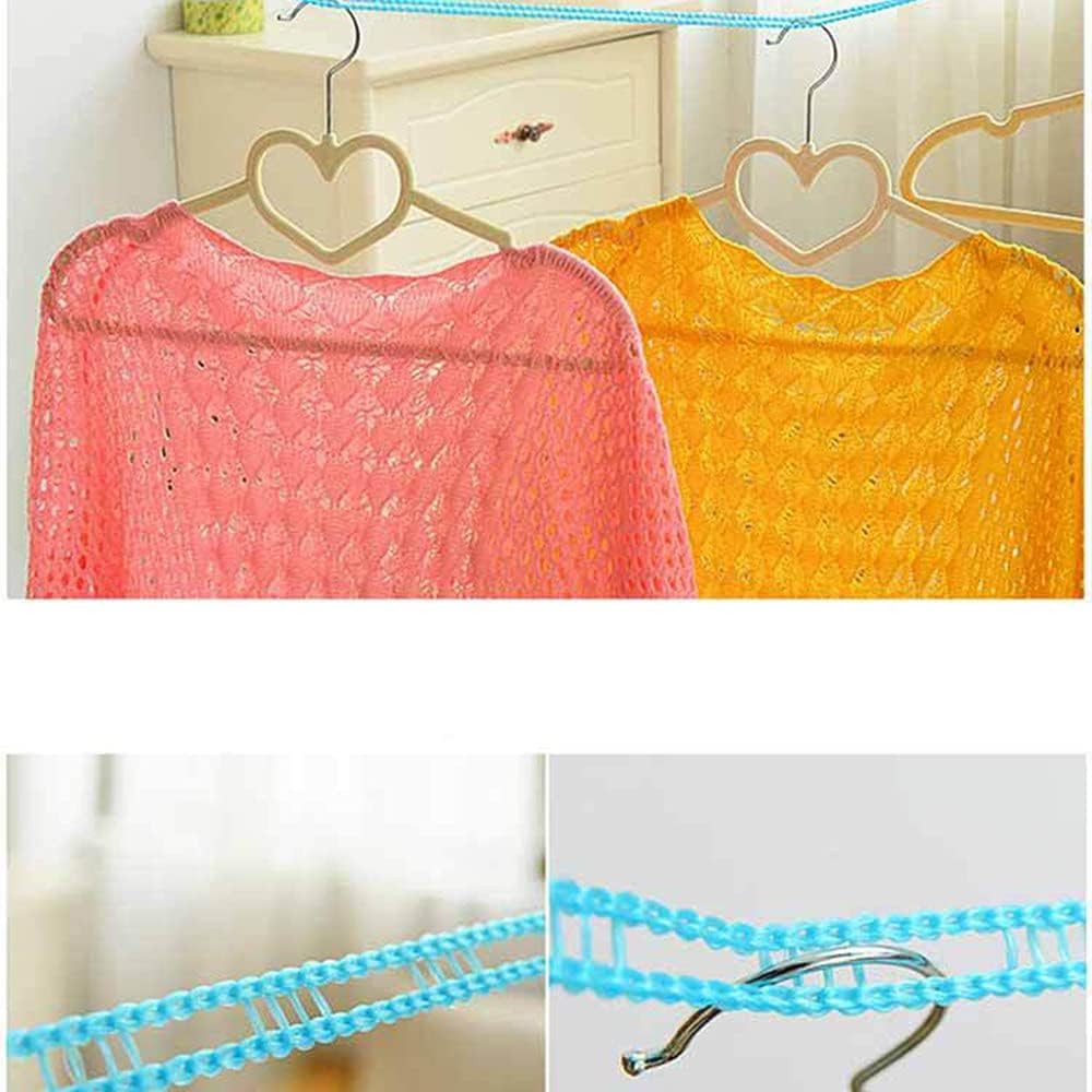 Windproof Non Slip Clothesline,Clothesline Line For Traveling,Portable Clothesline ,Non Slip Clothesline,Clothes Line (3pack)