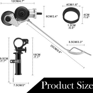 7PCS Electric Plate Cutter for Metal Drill, Sheet Metal Nibbler Drill Attachment, Sheet Metal Cutter Tool with Adapter, Easy Metal Plate Cutting for Iron, Whiteboard, Steel, Copper, Aluminum