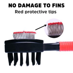 2-in-1 Air Conditioner Condenser Evaporator Coil Fin Cleaning Brush