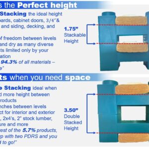 PDRS/24 - Painters Drying Rack Solution - Paint Rack - Siding - Trim - Kitchen Cabinet Doors - Doors and More! - Contractors - DIY - (24/pkg.)