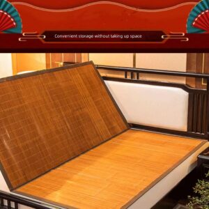 Shuanggui Bamboo-Mat-Summer-Mattress-Pad-Sleeping-Cooling-Pad-for-Bed-Size-0.6x1.8M/23x70in, liangxi006