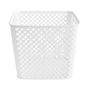 Generic SA Packing 2 Pack Mainstays White 13"" Cube Decorative Storage Basket