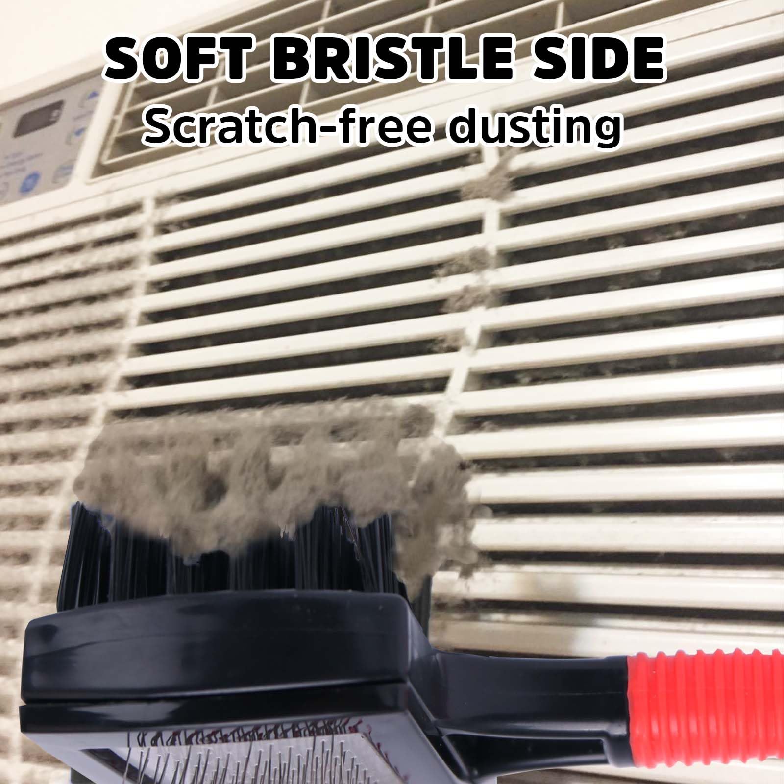 2-in-1 Air Conditioner Condenser Evaporator Coil Fin Cleaning Brush