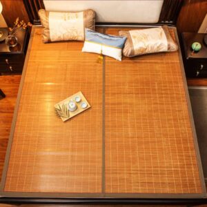 Shuanggui Bamboo-Mat-Summer-Mattress-Pad-Sleeping-Cooling-Pad-for-Bed-Size-0.6x1.8M/23x70in, liangxi006