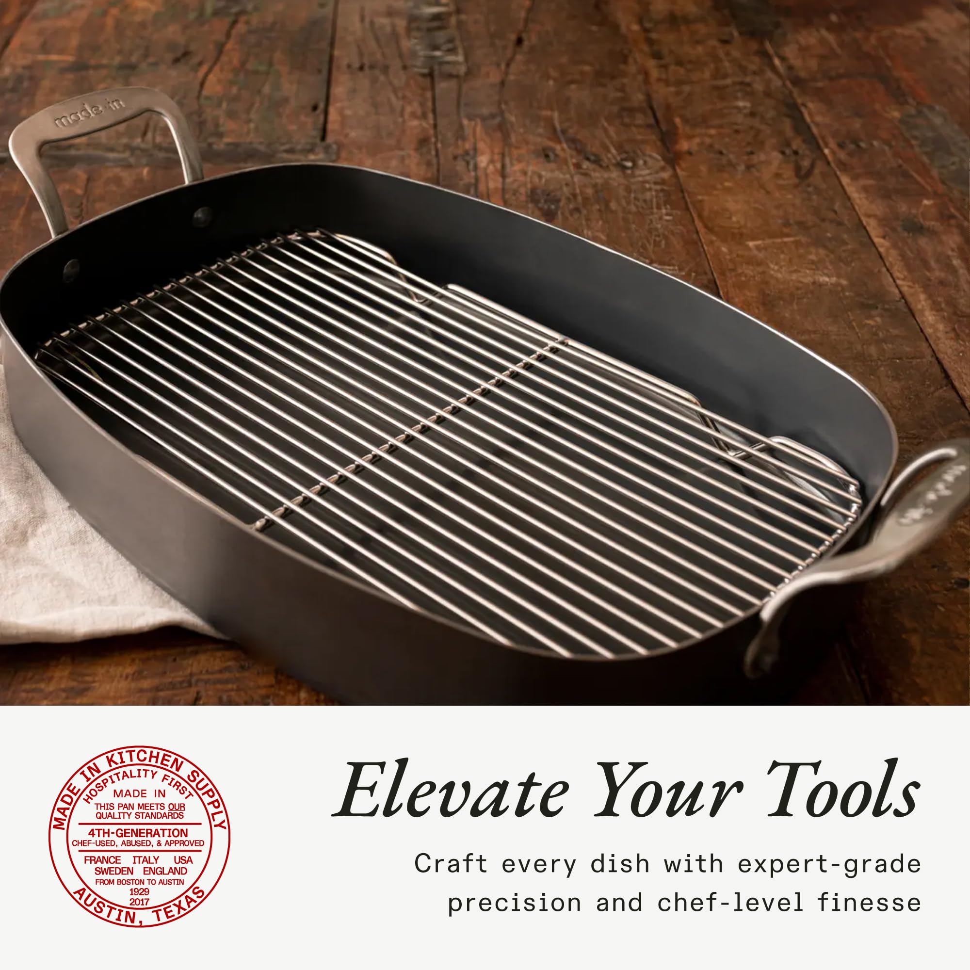 Made In Cookware - Roasting Pan Rack - Stainless Steel - Electropolishing