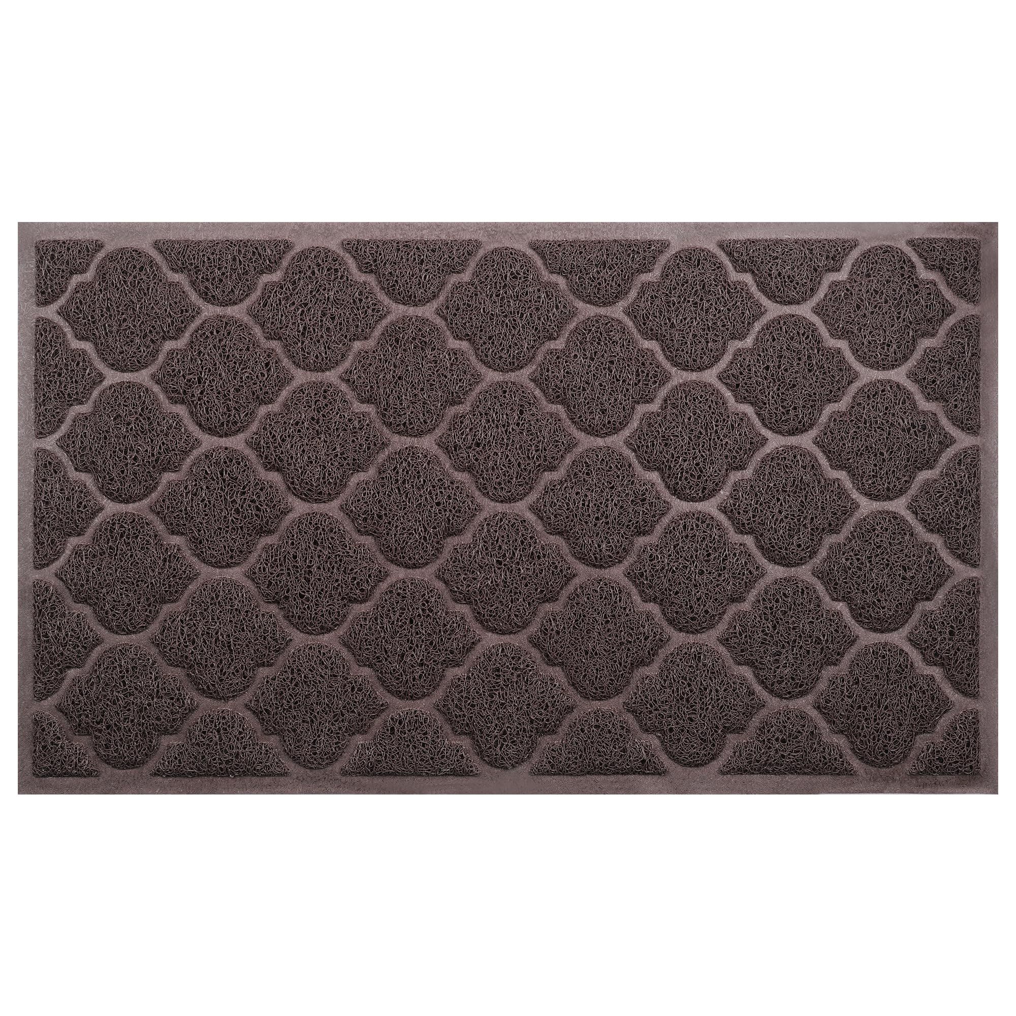 Door Mat Outdoor, 29x17, Welcome Mats for Entryway, Front Doormat for Home Entrance, Patio, Garage, RV Mats for Outside, Indoor Floor Mat, Durable, Non-Slip, Catches Muddy and Dirt(Brown)