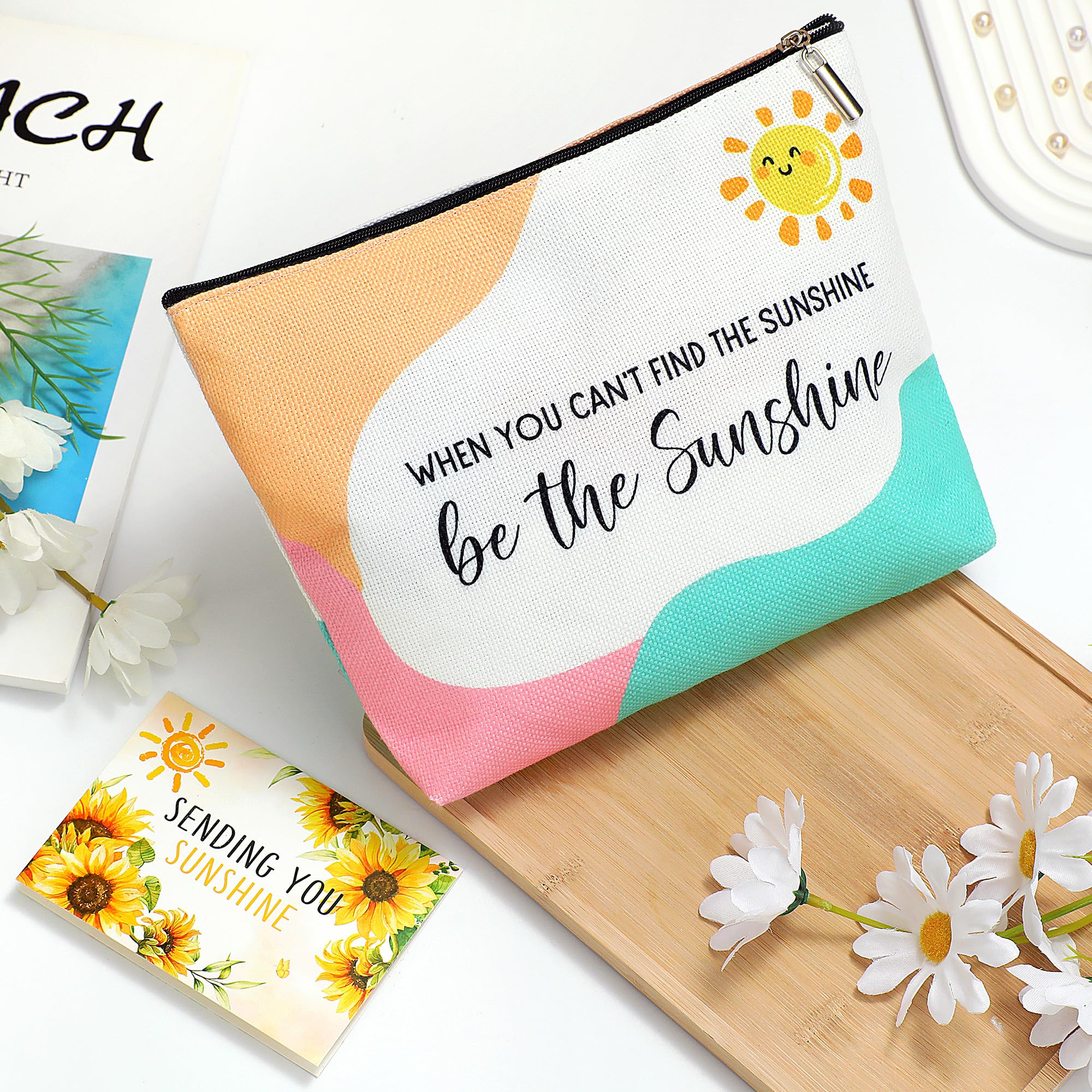 Sunflower Gifts for Women Get Well Soon Gift Baskets for Women Self Care Birthday Gifts for Women Inspirational Gifts Sunshine Box Care Package for Women