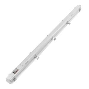 VEVOR 4FT LED Vapor Tight Light, 60W, 7400LM Vapor Proof Light Fixture with 5000K IP65 Waterproof, for Outdoor Semi-Outdoor Cold Environments Parking Lot Warehouse Walk-in Freezer Car Wash, 4-Pack