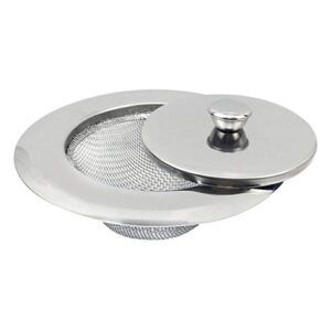 purplelily kitchen sink strainer drain hair catcher bath stopper plug stainless steel sewer filter with lid bathroom supplies