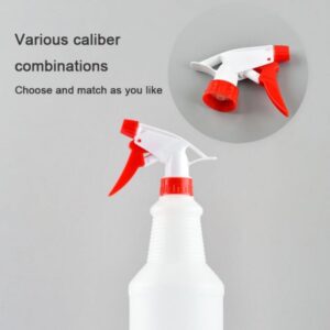 Empty Spray Bottles, Water Spray Bottles for Cleaning, 500-1000ml Refillable Sprayer Bottles, Hand Trigger Empty Spray Bottles for Gardening and Home Cleaning (red 500ml)