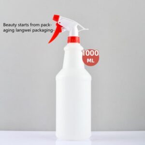 Empty Spray Bottles, Water Spray Bottles for Cleaning, 500-1000ml Refillable Sprayer Bottles, Hand Trigger Empty Spray Bottles for Gardening and Home Cleaning (red 500ml)