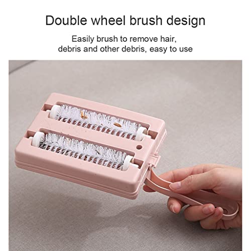 PURPLELILY Hair Collector Roller Cleaning Brush Waste Paper Chip Wiper Brush For Floor Carpet Slipping Cleaner Sweeping