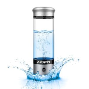 upgrade hydrogen water bottle generator - portable rechargeable & electrolysis with spe/pem technology for improve water quality, hydrogen bottle machine for home, office, travel, drinking