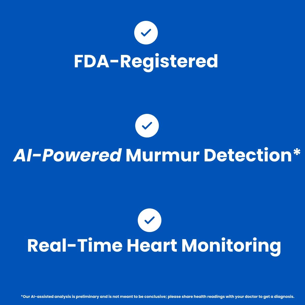 StethoAI™ Stethoscope Integrated with Dalia™ AI Platform — Monitor Your Key Health Indicators in One Place — Instant Analysis in 10 seconds — Effortlessly Share Your Health Readings from Anywhere with Anyone