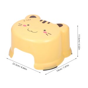 Amosfun Bathroom Non-Slip Stool Stools for Classroom Nursing Stool Plastic Stools Foot Stools Small Stools for Bathroom Stool for Short Stool Step Stool Cute Step Stool