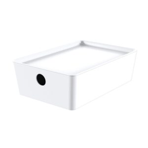 Generic SA Packing 2 Pack Mainstays Small Lidded Storage White