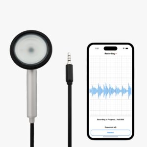 stethoai™ stethoscope integrated with dalia™ ai platform — monitor your key health indicators in one place — instant analysis in 10 seconds — effortlessly share your health readings from anywhere with anyone