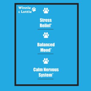 Winnie & Lottie Cat Calming Drops | Cat Anxiety Relief | Calm Cat | Anxiety Relief for Cats | Cat Calming | Cat Calming Supplement | Cat Anxiety | Cat Stress Relief | 1 fl oz | Roast Chicken Flavor