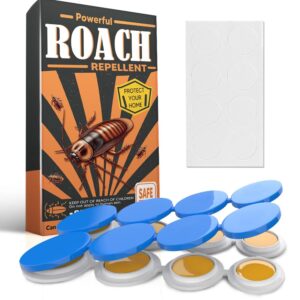 cockroach repellent for home, effective roach repeller,cockroach repellent granule,natural roach repellent indoor/outdoor keep roaches away, safe around pets & plants, 8 pack