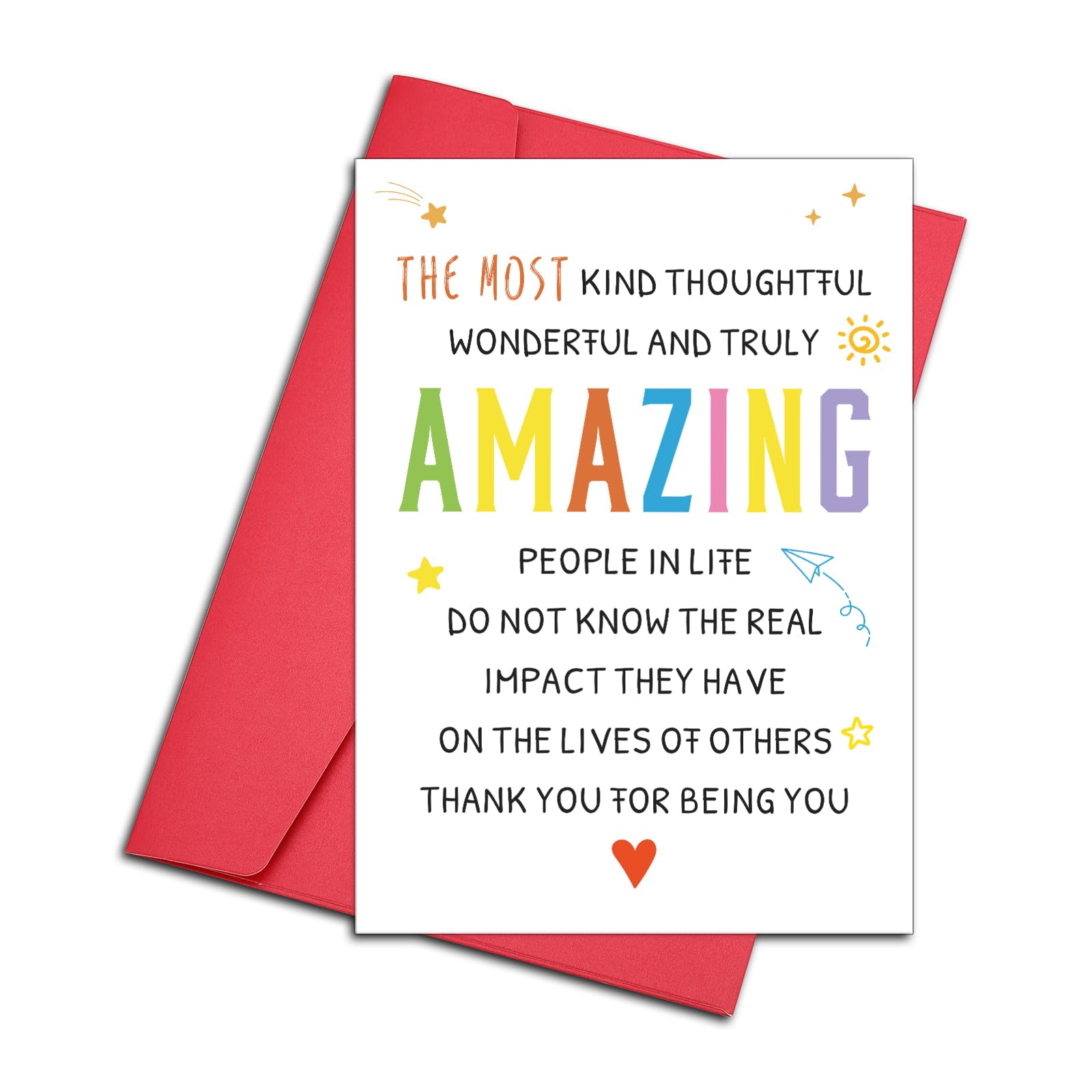 Thank You Card Amazing Gift Card Veterans Day Cards Gifts for Grandpa Christmas Gift Staff Custodian Employee Appreciation Gifts Customer Service Appreciation Encouragement Card Stocking Stfufers