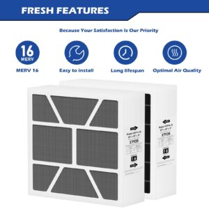 X7935 20"x20"x5" MERV 16 Furnace Air Filter Replacement Compatible with Lennox X7935 Filter Model HCC14-23 and Honeywell Filter Models FC100A101 And FC200E1011, 2 Pack