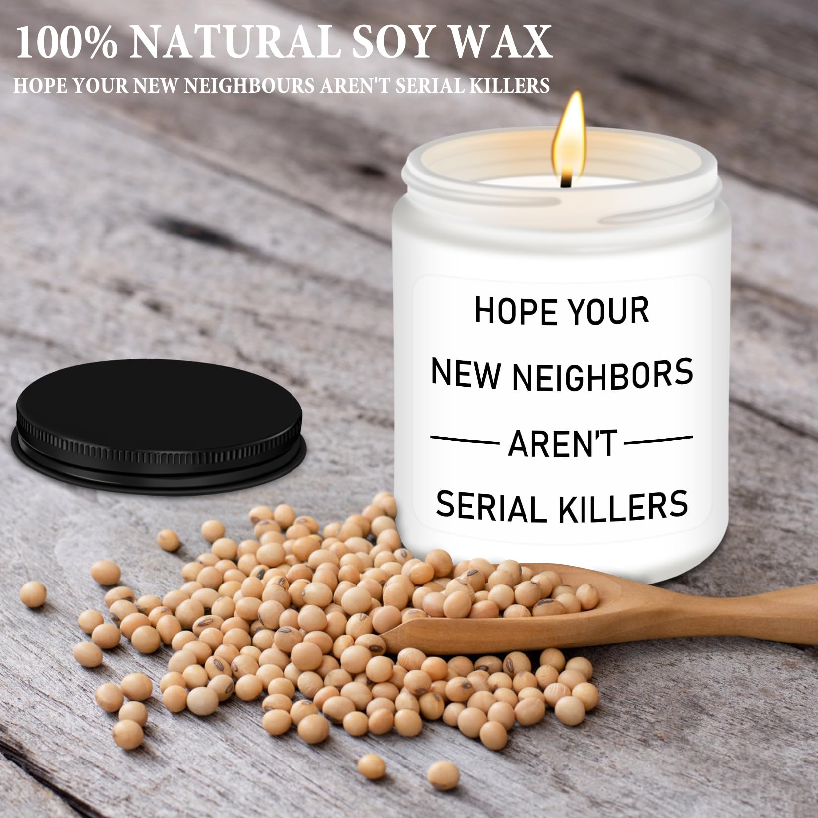 NANOOER Housewarming Gifts for Women, Fun New Home Warming Gifts, Housewarming Gift Ideas, Housewarming Gifts for Boss, Friends, Family, Natural Soy Candles