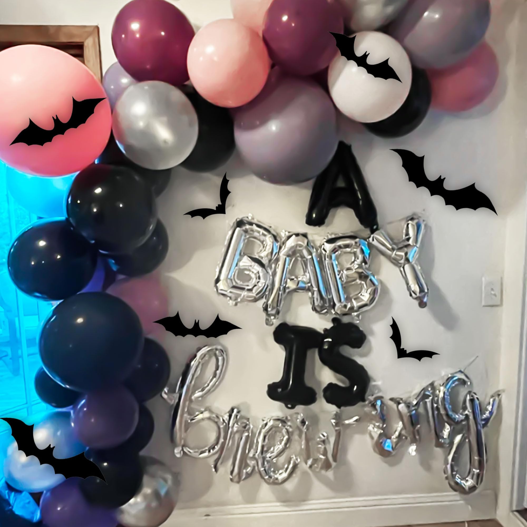 JeVenis Ghost Gender Reveal Decorations Baby is Brewing Decorations Boy Or Girl Gender Reveal Decorations