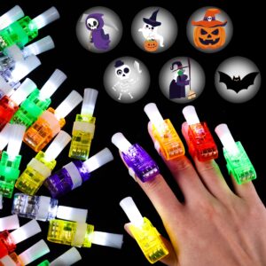 Erweicet Halloween Party Favors for Kids, 36 PCS Halloween Light Up Finger Lights for Halloween Goodie Bag Stuffers