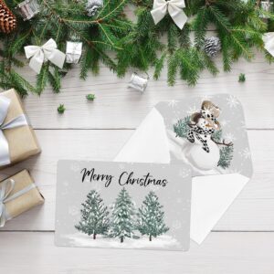 Artoid Mode 36 Pack Merry Christmas Thank You Cards Deer Snowman Truck Xmas Tree Greeting Cards Gift With Envelope Sticker Blank Note Cards for Birthday Wedding Baby Shower Bridal Shower, 4 x 6 Inch