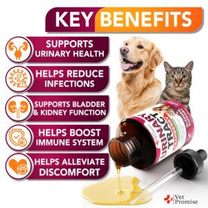 Cat & Dog UTI Treatment - Cranberry Supplement for Dogs UTI - Bladder Control - Dog Urinary Tract Infection Treatment - Dog & Cat UTI Medicine - Dog Cranberry Supplement Vitamins Multivitamin