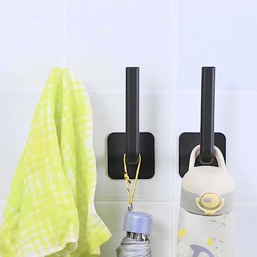 Meiliyizu L Shaped Storage Hook Wall Mounted Adhesive Hooks for Handbag Towel Keychain