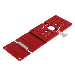 toolcool 340mm track saw square circular saw guide rail square compatible with dewalt guide rail (red)