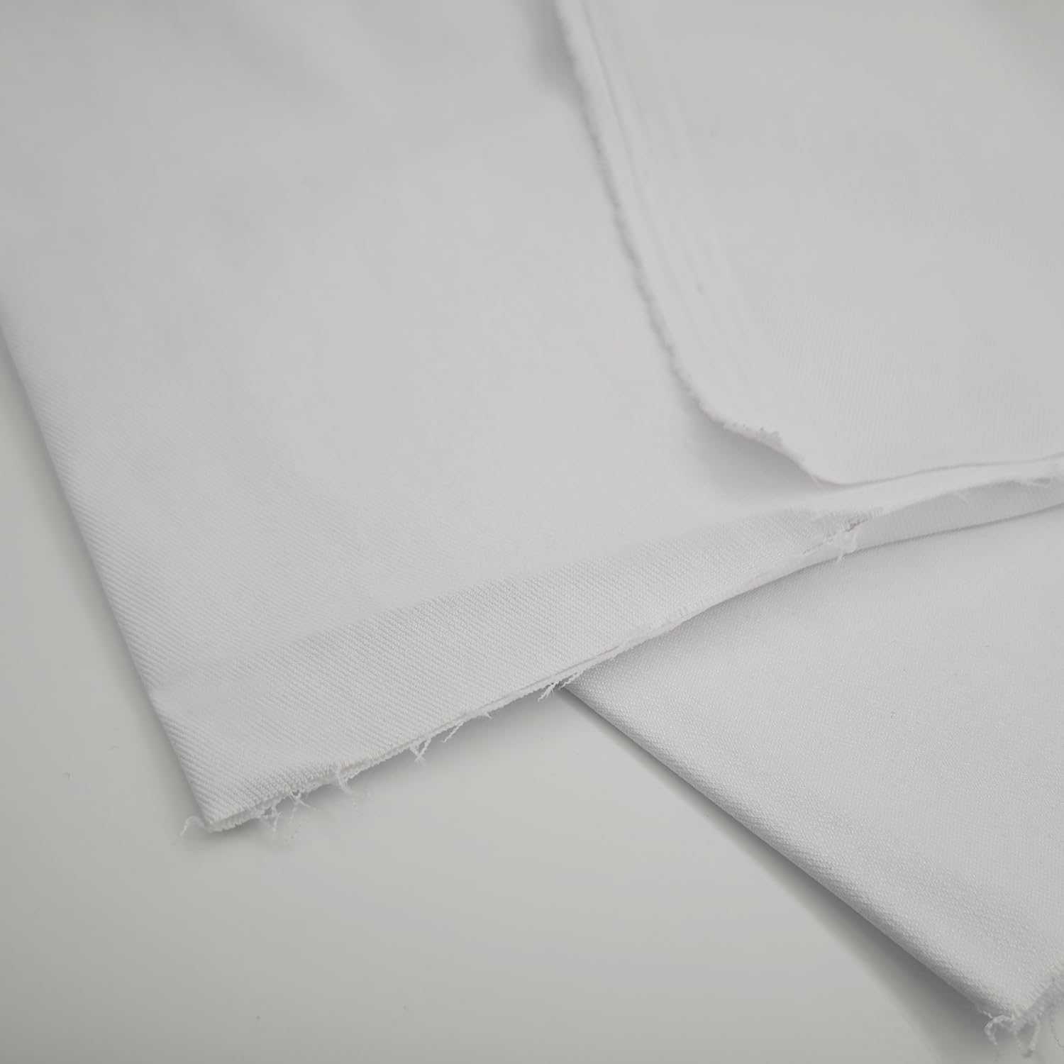 1 Yard 8 oz White Denim Fabric for Sewing, Crafting Stylish White Denim Fabric by The Yard Jean Material White Jean Fabric (60''x36'')