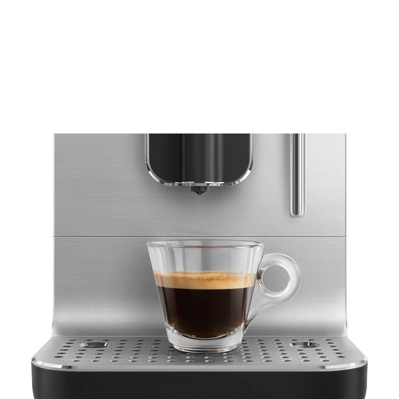 Smeg Fully Automatic Coffee Machine with Steam, Black BCC12BLMUS, Whole Bean Grinder and Titan Renew Water Tank