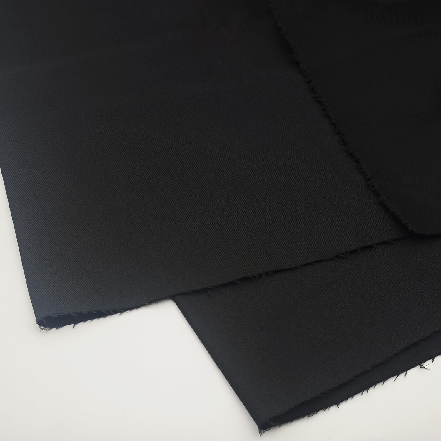 1 Yard 8 oz Black Denim Fabric for Sewing, Crafting Stylish Black Denim Fabric by The Yard Jean Material Black Jean Fabric (60''x36'')