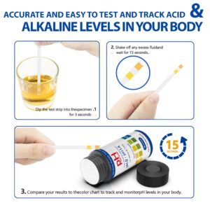 100pcs All-Purpose pH Test Strips - Accurate 0-14 Range for Urine, Saliva, Water, Labs, Aquariums, and Pools