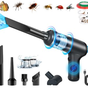 Bug Vacuum & Handheld Vacuum Cordless with 9000PA,High Power Bug Vacuum for Adults Portable Bug Vacuum Catcher Use for Home Office Car Insect Vacuum Catcher for Small Spider Wasp Moth Ladybug and More