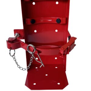 Heavy Duty 10 LB Fire Extinguisher Mount Bracket for Vehicle and Building for 10lb Dry and/or 5lb Co2 5.25" Diameter, Generic for 809 by amerex