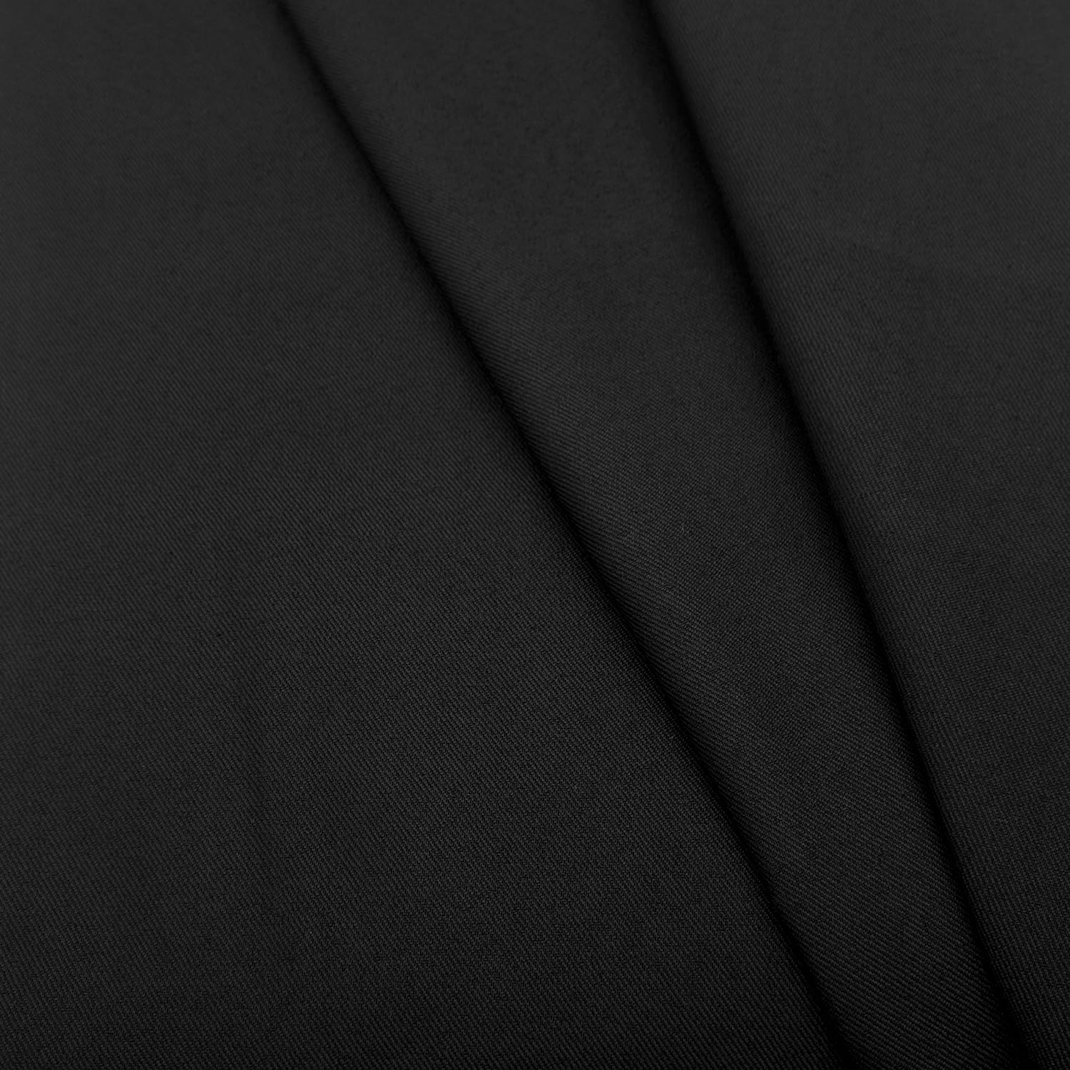 1 Yard 8 oz Black Denim Fabric for Sewing, Crafting Stylish Black Denim Fabric by The Yard Jean Material Black Jean Fabric (60''x36'')