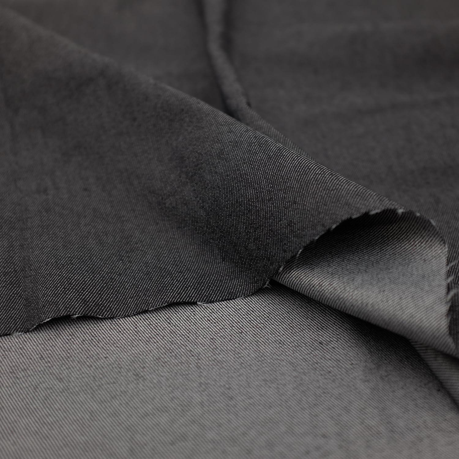 1 Yard 8 oz Gray Black Denim Fabric for Sewing, Crafting Stylish Black Denim Fabric by The Yard Jean Material Gray Black Jean Fabric (60''x36'')