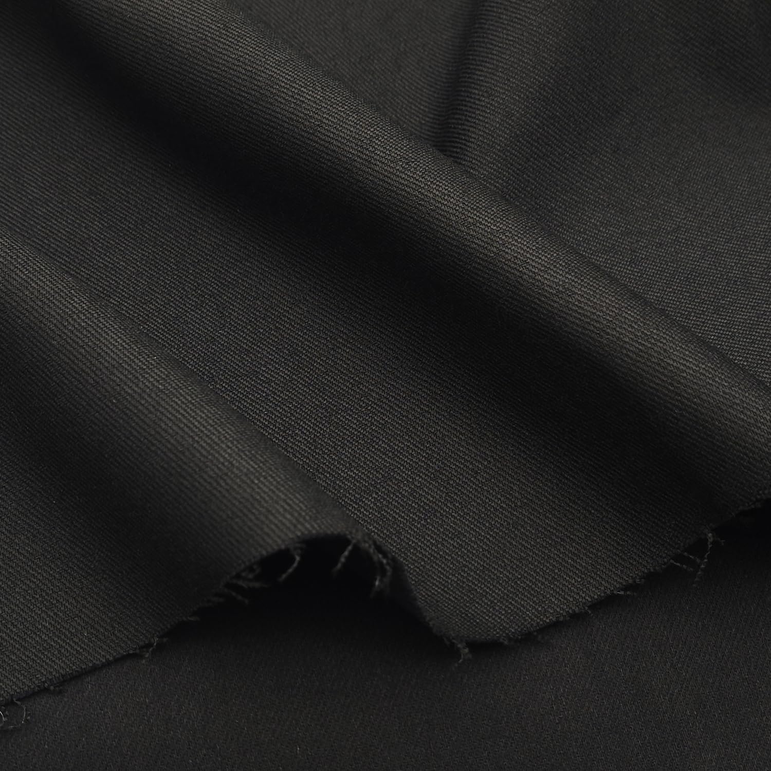 1 Yard 8 oz Black Denim Fabric for Sewing, Crafting Stylish Black Denim Fabric by The Yard Jean Material Black Jean Fabric (60''x36'')