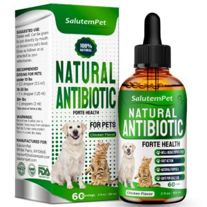 dog antibiotics | antibiotics for dogs & cats | cat antibiotic | forte health | natural antibiotics for dogs and cats | antibiotics for cats | chicken flavor | 2 oz